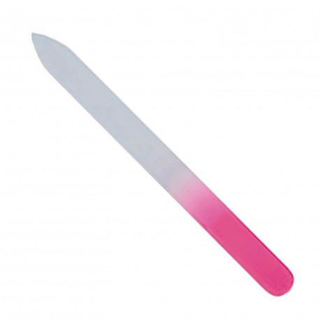 EUROSTIL UÑAS LIMA CRISTAL 14CM ROSA 2 CARAS 1UN