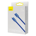 Baseus cable Crystal Shine USB-C - Lightning 1,2 m 20W blue