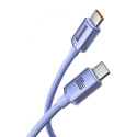 Baseus cable Crystal Shine USB-C - USB-C 1,2 m 100W purple