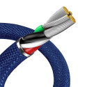 Baseus cable Crystal Shine USB - Lightning 1,2 m 2,4A blue