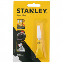 Мгновенный клей Stanley ECA Быстрое высыхание многоцелевой (3 g)