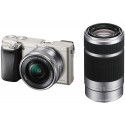 Sony a6000 + 16-50mm + 55-210mm Kit, grey (open package)