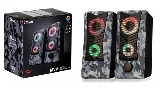 SPEAKERS TRUST GXT 606 JAVV 2.0 RGB - Speakers - Photopoint.lv