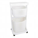 Clothes Trolley White polypropylene (33 x 81 x 44 cm)