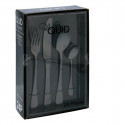 Cutlery set Quid Celebrant (24 pcs) Stainless steel (Black)