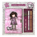 Diary with accessories Gorjuss Ruby wild Grey