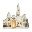 Decorative Figure Christmas LED Light House Polyresin (11 x 47,5 x 49 cm)