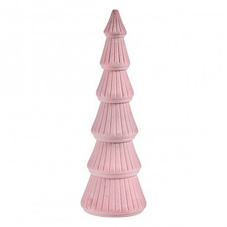Christmas Tree 12 x 34,5 x 12 cm Pink Wood