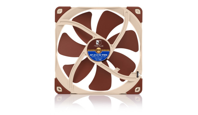 Noctua NF-A14 arvutikorpuse ventilaator 14 cm beež, pruun