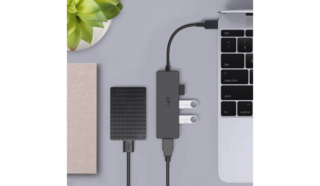 AUKEY CBC64 Wired USB 3.2 Gen 2 (3.1 Gen 2) Type-C Black