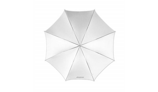 Westcott 45"/114cm Optisch Wit Satijn Paraplu (MENZ)
