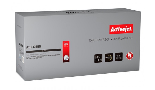 Activejet ATB-326BN Toner (replacement for Brother TN-326BK, TN326BK; Supreme; 4000 pages; black)