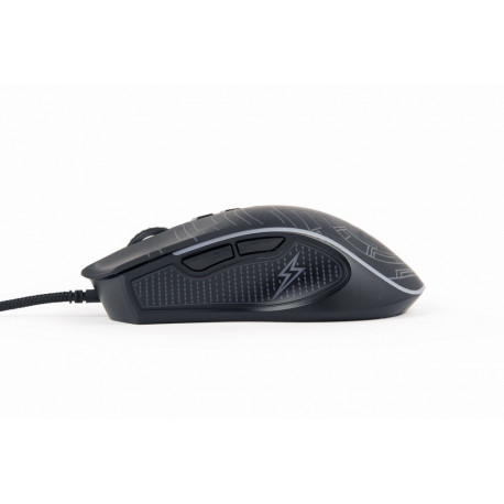Gembird MUSG-RGB-01 paremakäeline USB Type-A 3600 DPI hiir