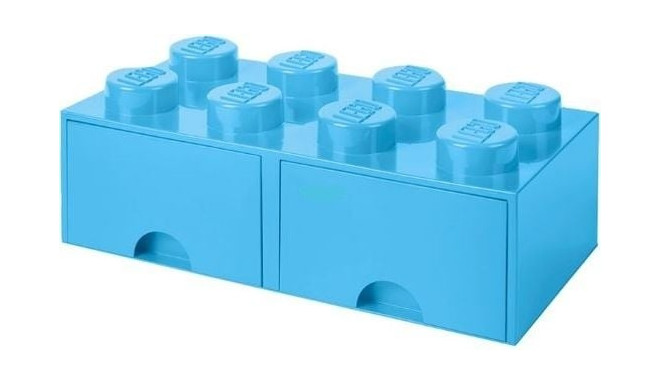 Lego Brick Drawer 8 light blue