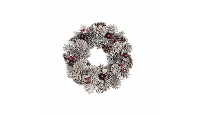Advent wreathe DKD Home Decor Pineapple polystyrene (35 x 35 x 8,5 cm)