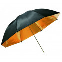 Visico Dual Duty Paraplu UB 006G Zwart/goud 90cm