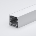 Surface-mounted / built-in anodized aluminum 