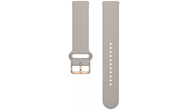 Polar watch strap 20mm S-L T, greige silicone