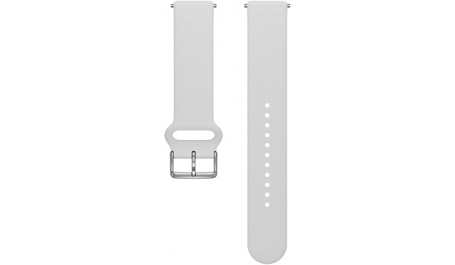 Polar watch strap 20mm S-L T, white silicone