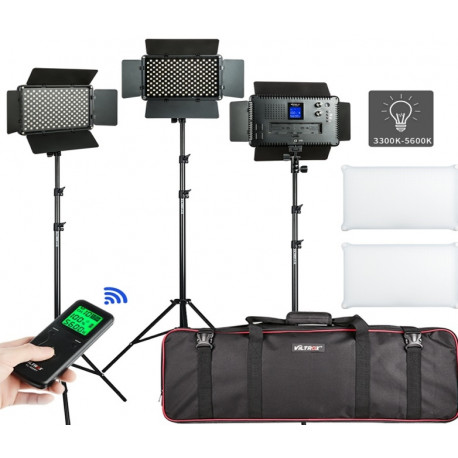Viltrox VL D640T LED Light Triple Kit