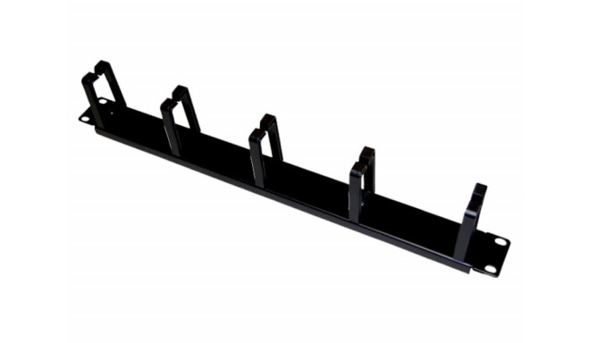 Alantec PK009 cable organizer Wall Cable holder Black 1 pc(s)