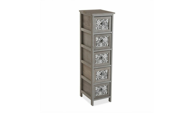 Chest of drawers Versa Grey Wood (32 x 98 x 26 cm)