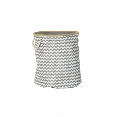 Dekoratiivkorv DKD Home Decor Valge Hall Džuut
