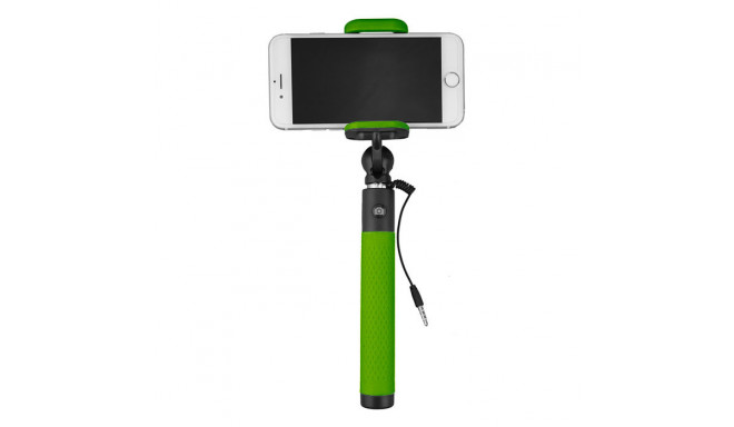 Caruba Selfie Stick Plug & Play Green