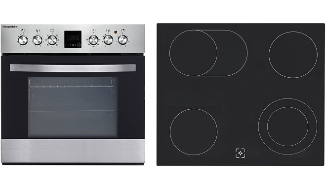 respekta Digi Set 6 PP AN, stove set (silver)