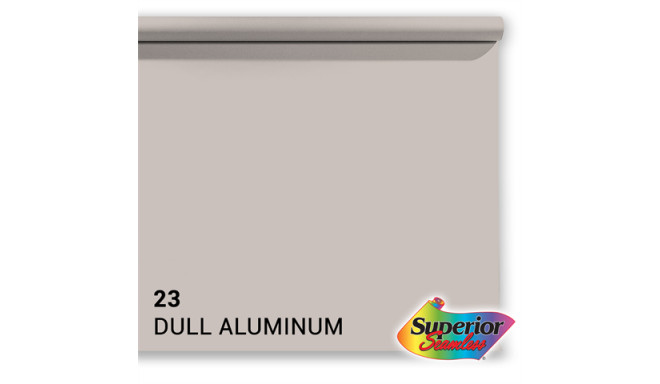 Superior taustafoon 23 1.35 x 11m 23, dull aluminum 