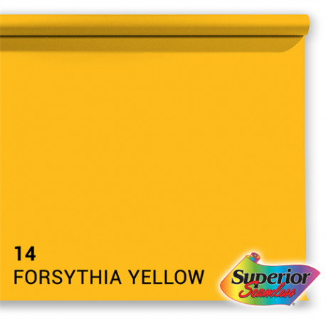 Superior Background Paper 14 Forsythia Yellow 1.35 x 11m