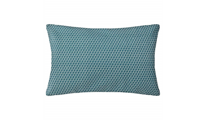 Cushion Atmosphera Otto Blue Cotton (50 x 30 cm)