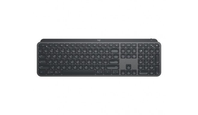 Logitech MX Keys keyboard RF Wireless + Bluetooth Portuguese Graphite