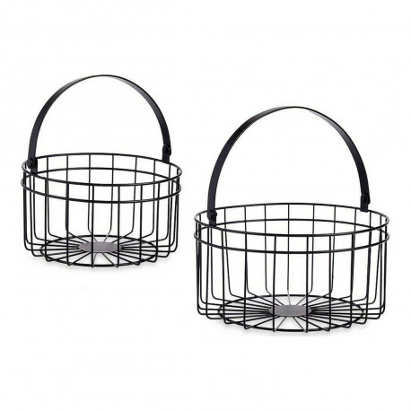 Basket set Gift Decor JY19150BK JY19150BK Black Metal