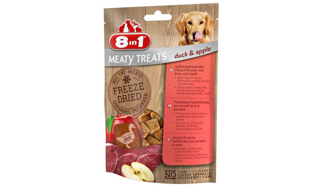 8in1 Dog Freeze Dried Freeze-dried dog treat - duck and apple - 50 g