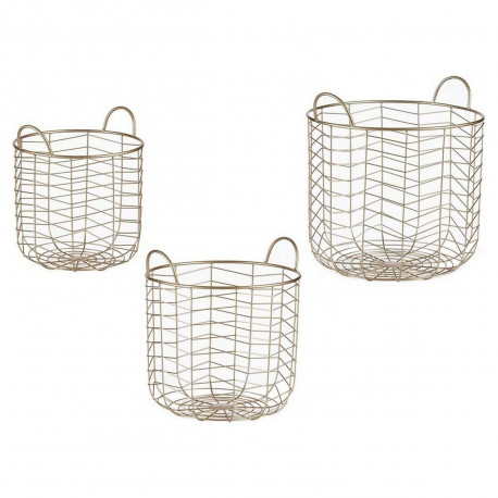 Korvide Komplekt Kuldne Metall (3 pcs)