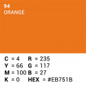 Superior Background Paper 94 Orange 2.72 x 11m