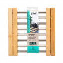 Table Mat Secret de Gourmet Stainless steel Bamboo Extendable (35,2 x 22,2 x 2 cm)