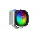 SILENTIUMPC FORTIS 5 ARGB SPC308 CPU cooling PC Fan Radiator 14 cm LED Black, Silver