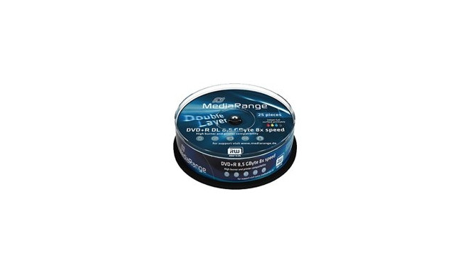 MediaRange DVD+DL 8.5GB 8x 25pcs spindle