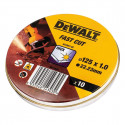 Griešanas disks Dewalt Fast Cut dt3507-qz 10 gb. 115 x 1 x 22,23 mm