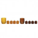 Sveču Komplekts DKD Home Decor (2 gb.) (36 gr)