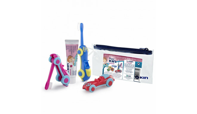 Oral Care komplekt lastele Kin Fluorkin Auto (3 Tükid, osad)