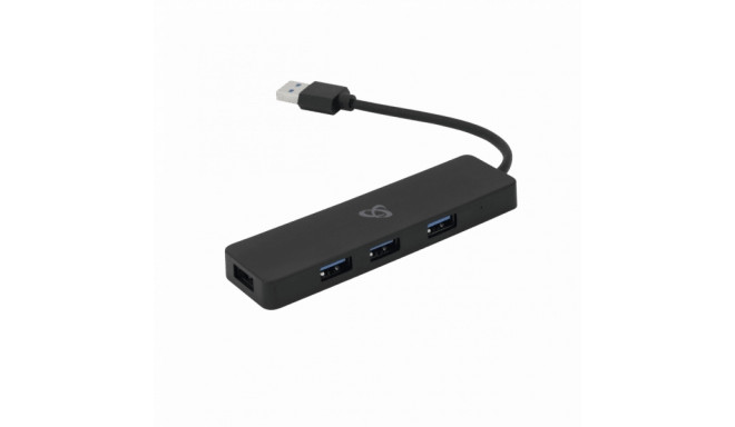 Sbox H-504 USB-3.0 4, Black