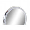 Magnifying Mirror with LED DKD Home Decor Silver Metal (20 x 11 x 37 cm)