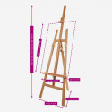 Easel MABEF M13 55 x 230 x 65 cm beech wood