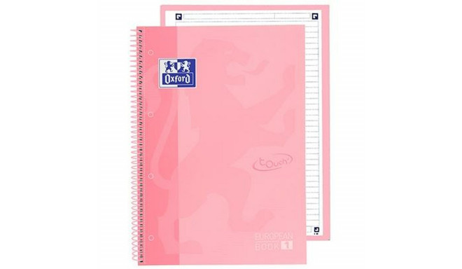 Notebook Oxford European Book School Light Pink A4 5 Pieces