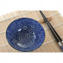 Sushi Set DKD Home Decor Black Blue Bamboo Stoneware Oriental (16 Pieces)