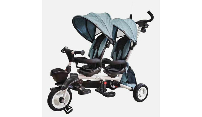 Baby's Pushchair New Giro Twin Twinned Turquoise 125 x 51 x 110 cm