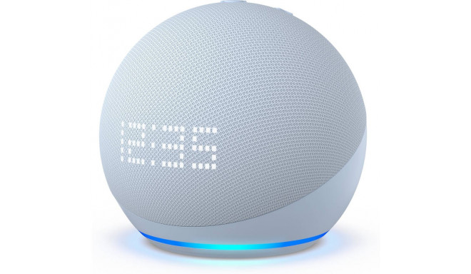 Amazon nutikõlar Echo Dot 5 Clock, cloud blue